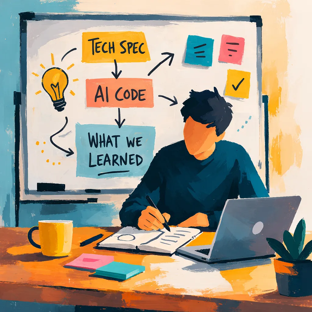 A whiteboard with a diagram of the prototyping process